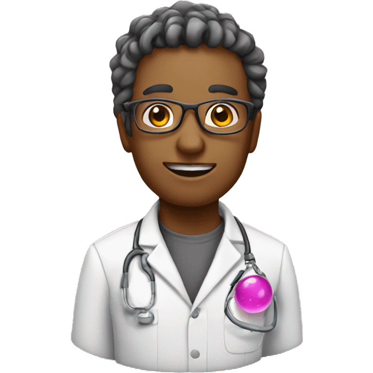 pink science emoji