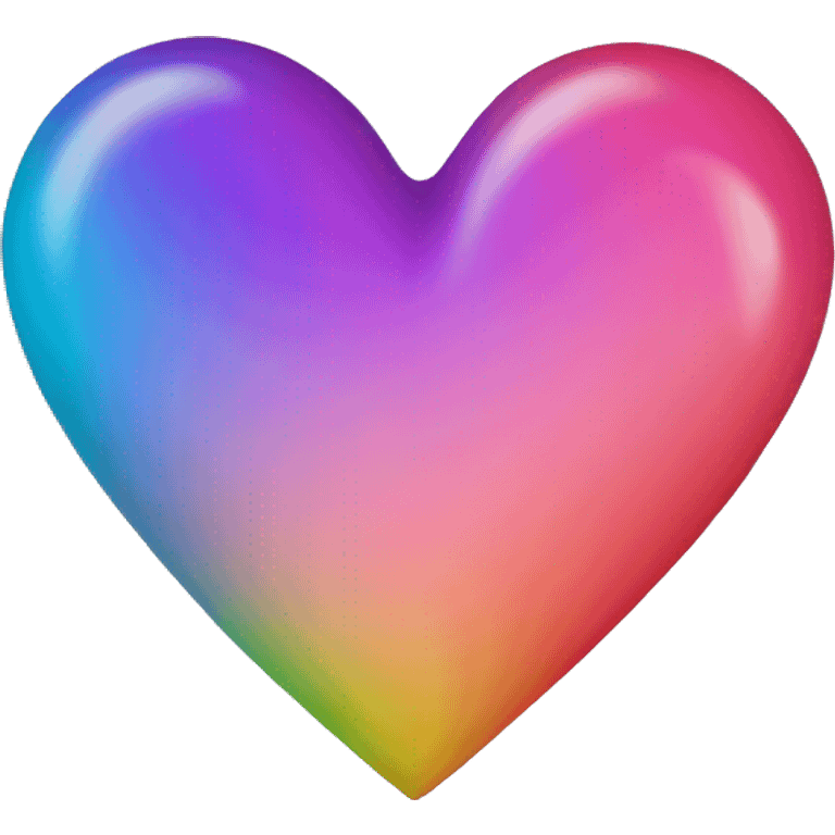 Multicolor heart emoji