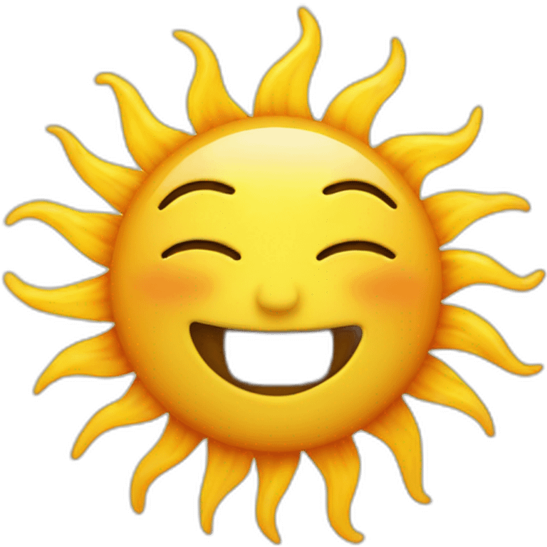 Sun emoji