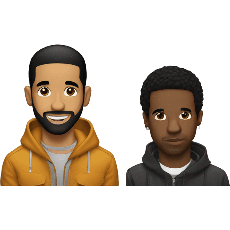 Drake and Travis Scott  emoji