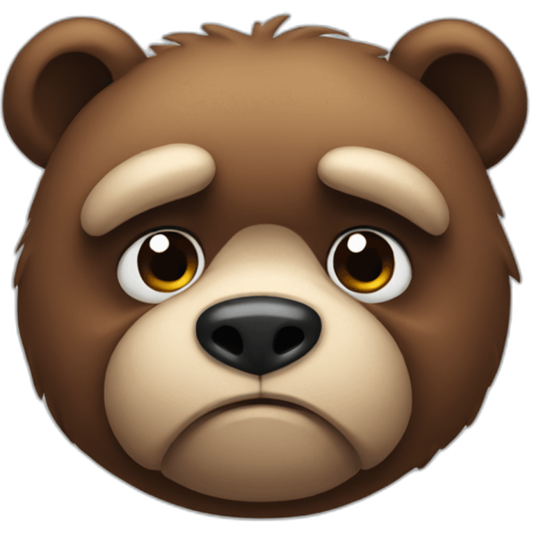 grumpy bear emoji