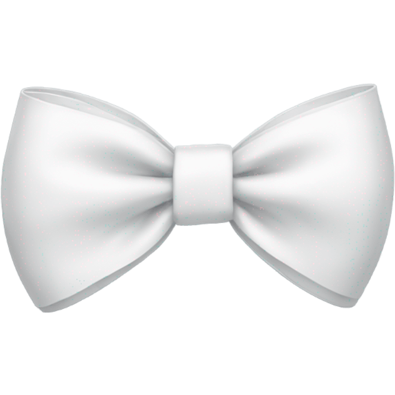 White bow emoji