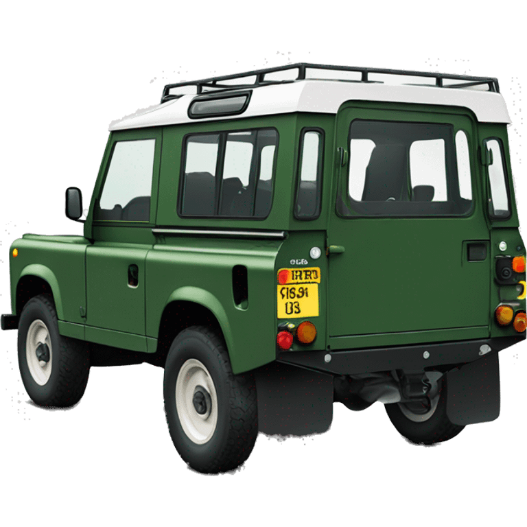 A green discovery 2 Td5 (land rover)  emoji