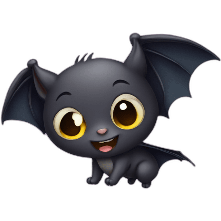 Cute bat emoji