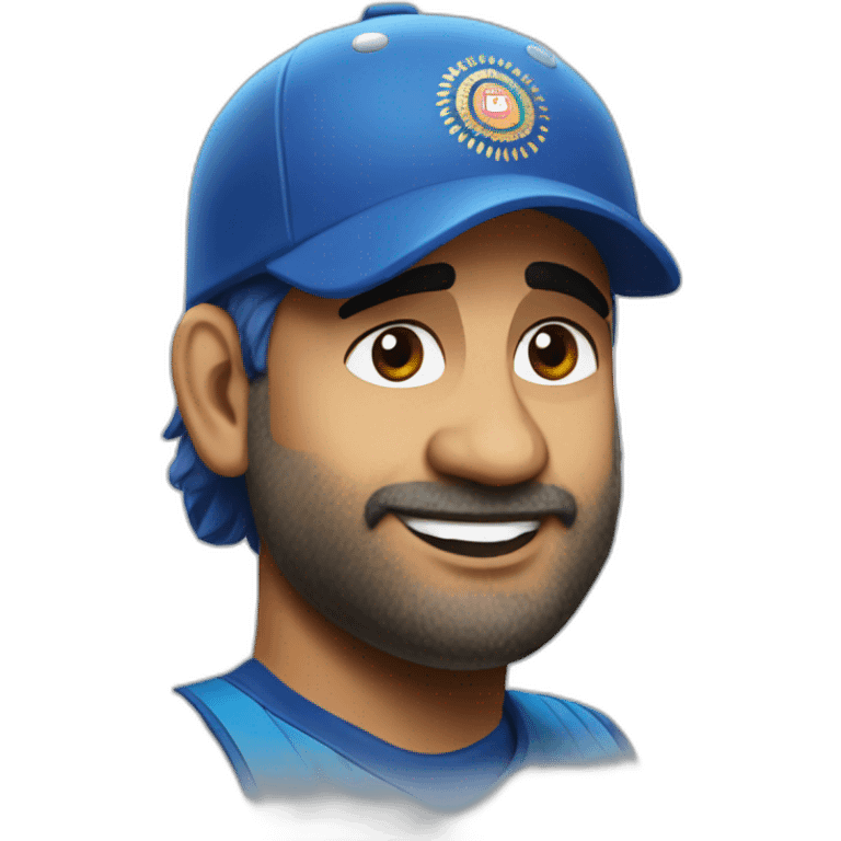 Mahendra Singh Dhoni emoji