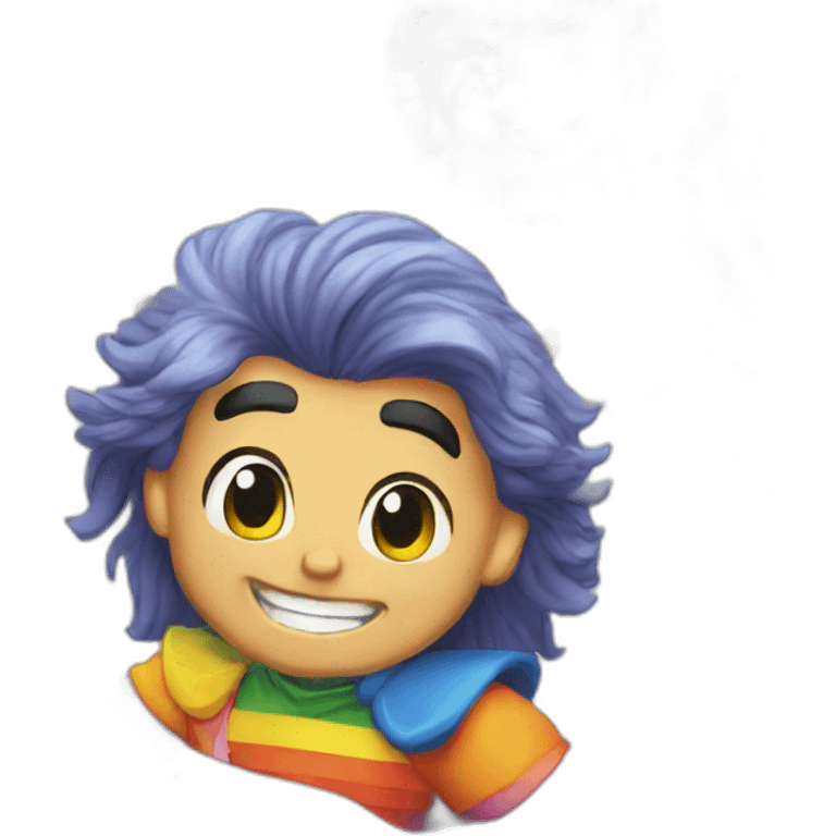 male rainbow brite emoji