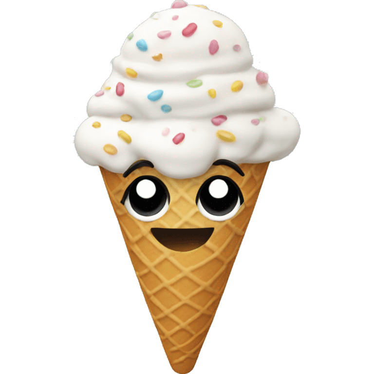 Ice cream emoji