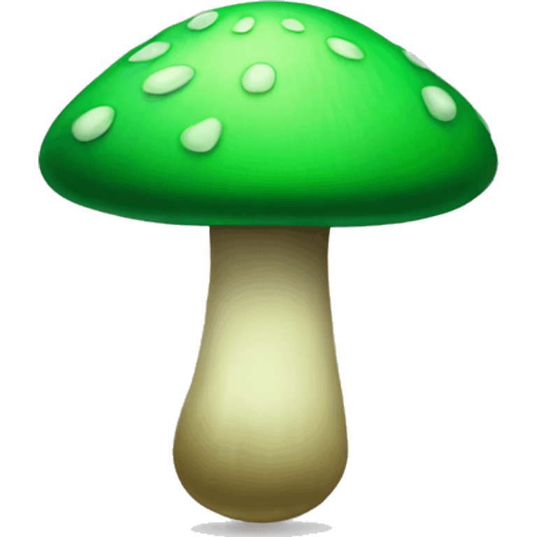 Green mushroom emoji