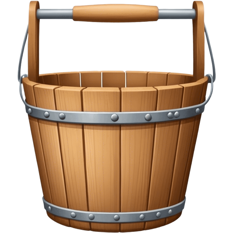 wooden bucket emoji