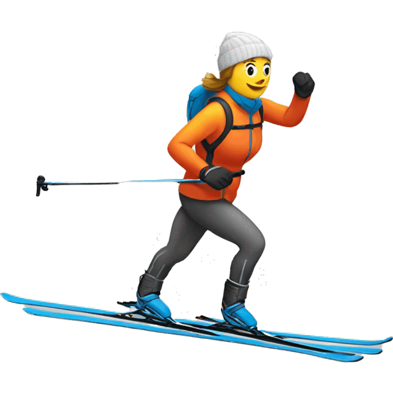 cross-country ski emoji