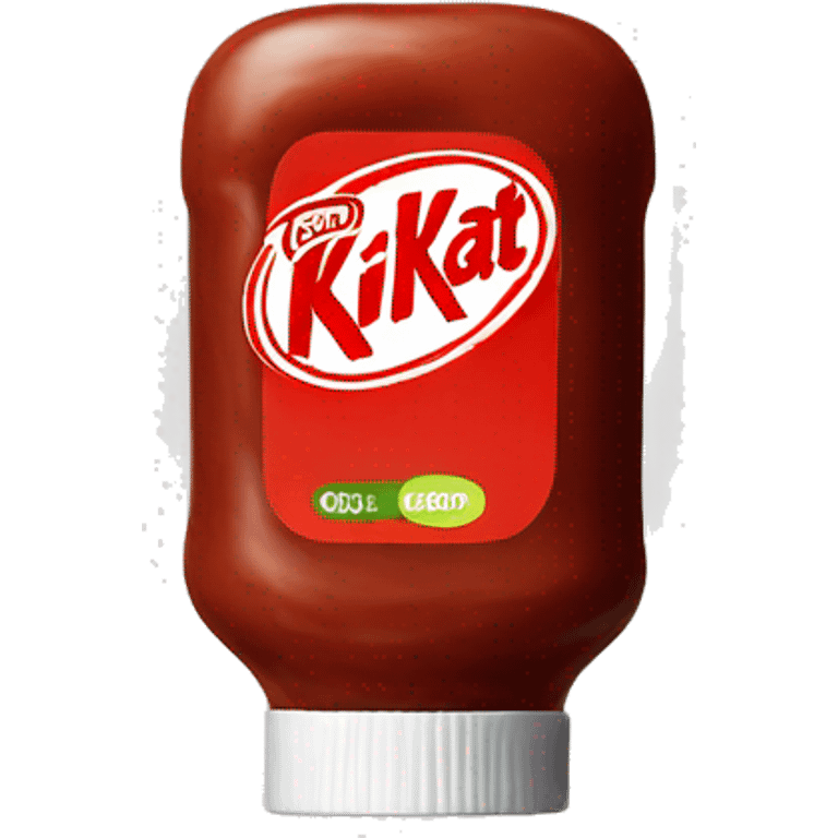 kitkat ketchup emoji