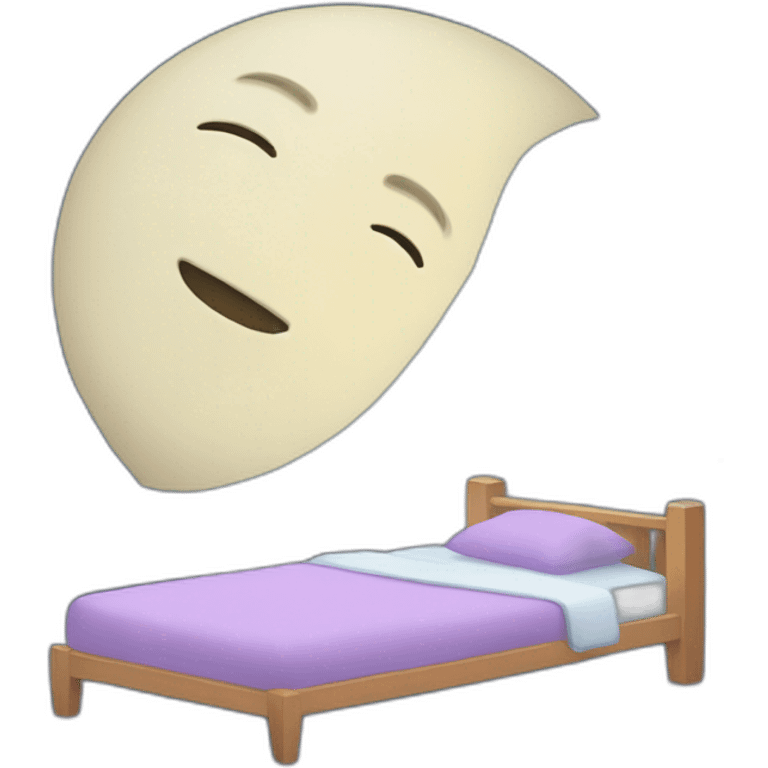 Moon sleep emoji