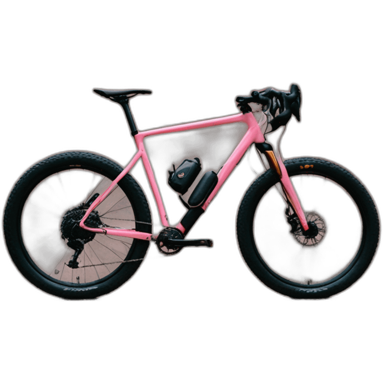 Canyon grizl pink bikepacking ortlieb emoji