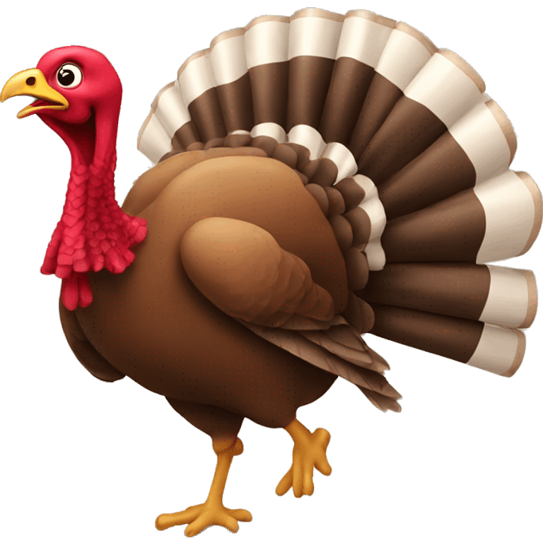 Turkey trot emoji