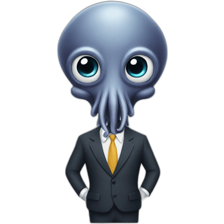 OCTOPUS BUSINESSMAN emoji