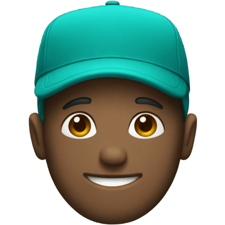 teal hat emoji