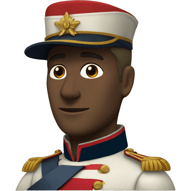 French soldier in Napoleon era uniform emoji