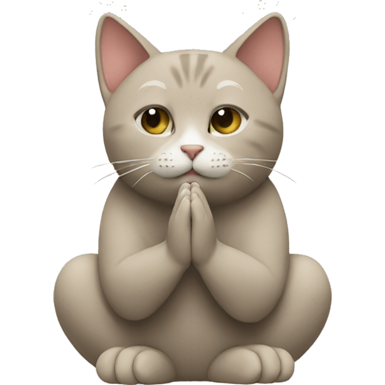 cat praying emoji