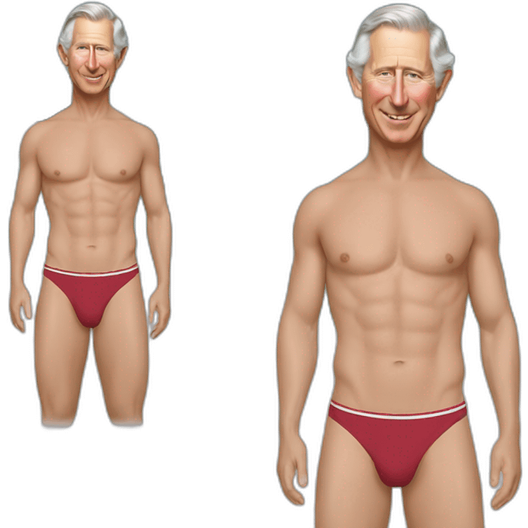 Prince Charles bikini emoji