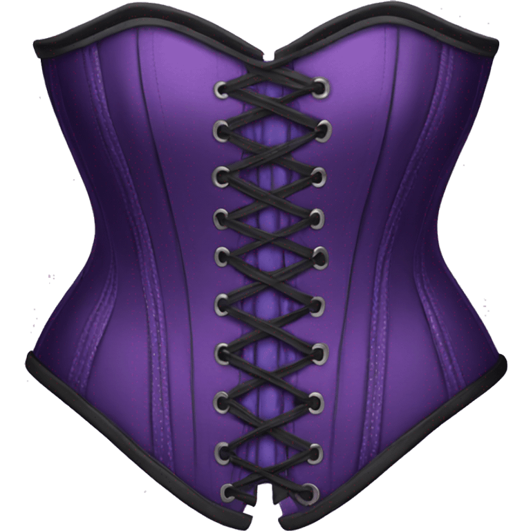 purple corset  emoji