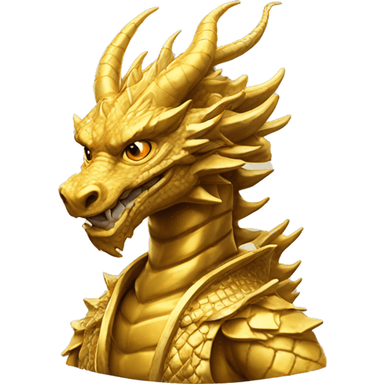 Golden dragon god￼ emoji