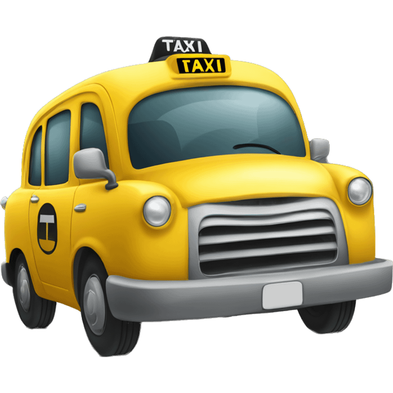 taxi scion amarillo  estilo mater sonriente emoji