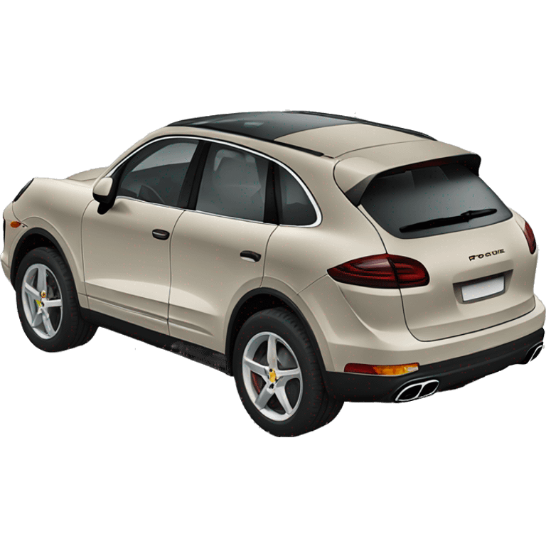 One Black Porsche cayenne emoji