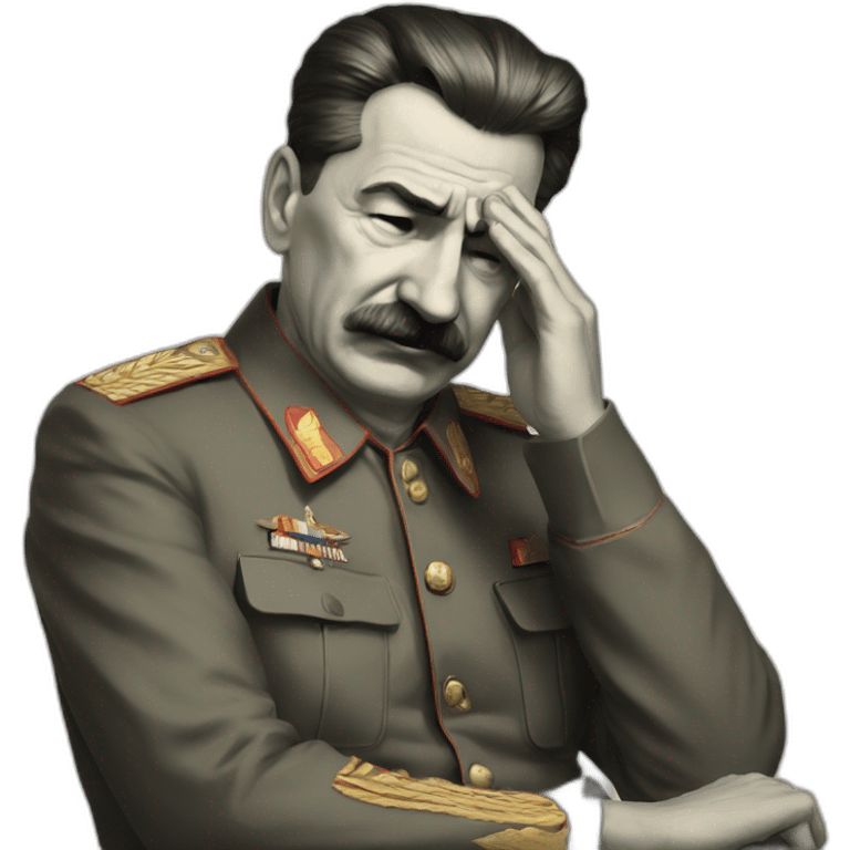 Facepalm Stalin emoji