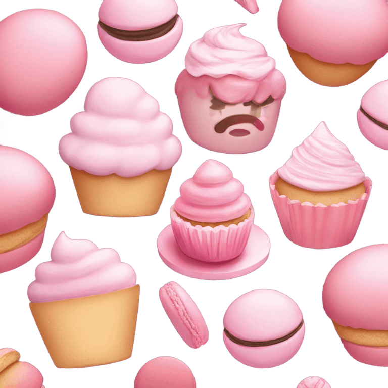 Pink cute aesthetic  emoji