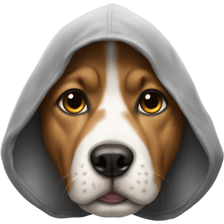 Dog with hood emoji