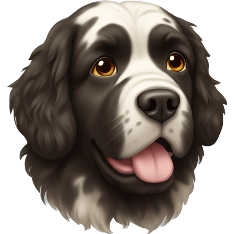 newfoundland with brown spots emoji