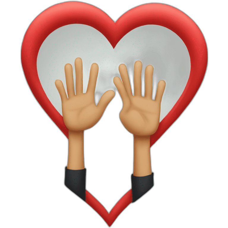 jokowi love sign emoji