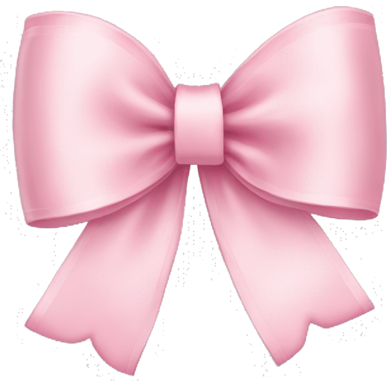 light pink ribbon bow emoji