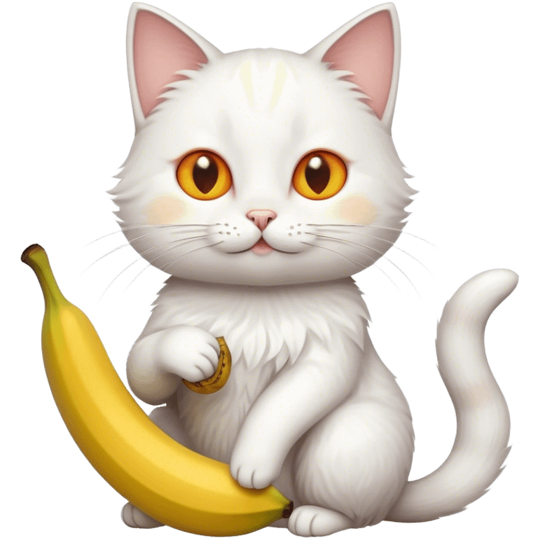 cat banana emoji