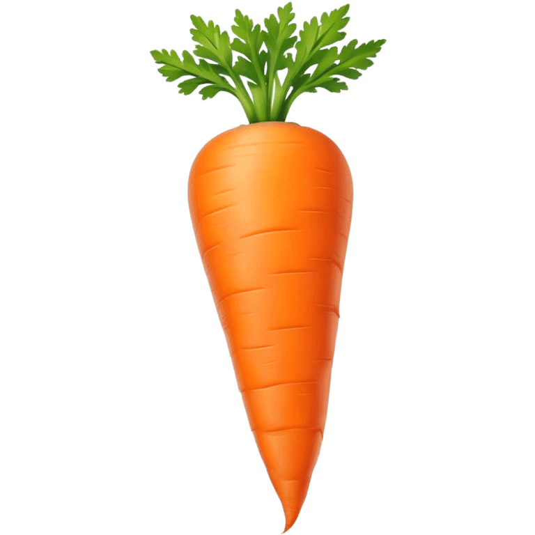 portrait of carrot emoji