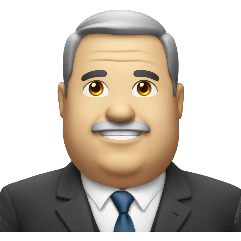 fat man in a suit looking smug emoji