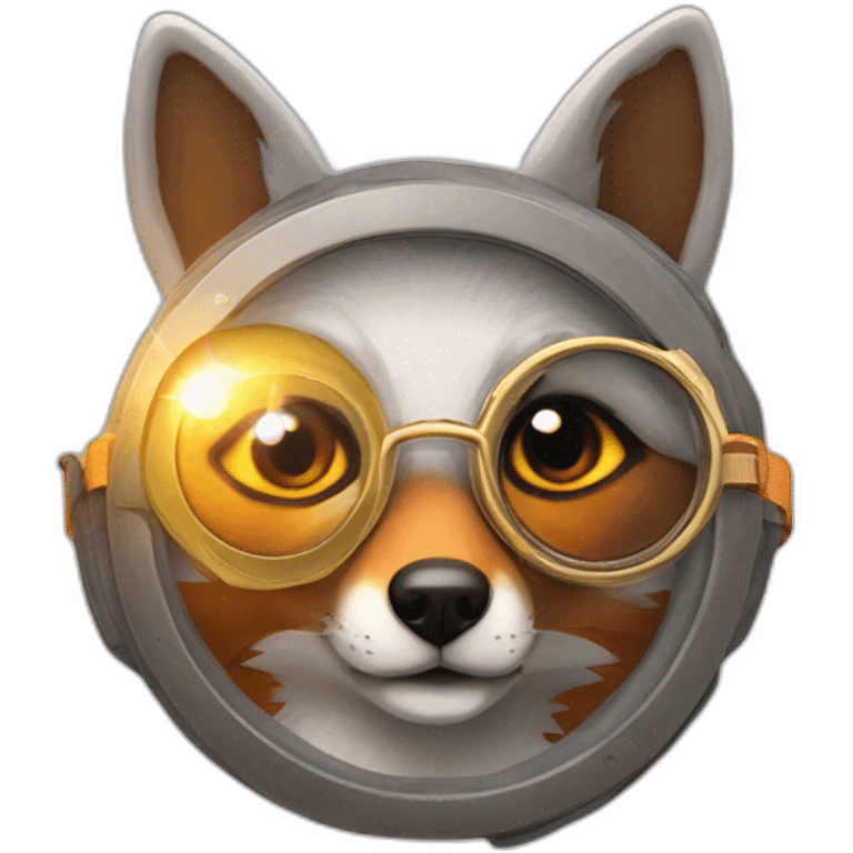 Renard lunette soleil emoji