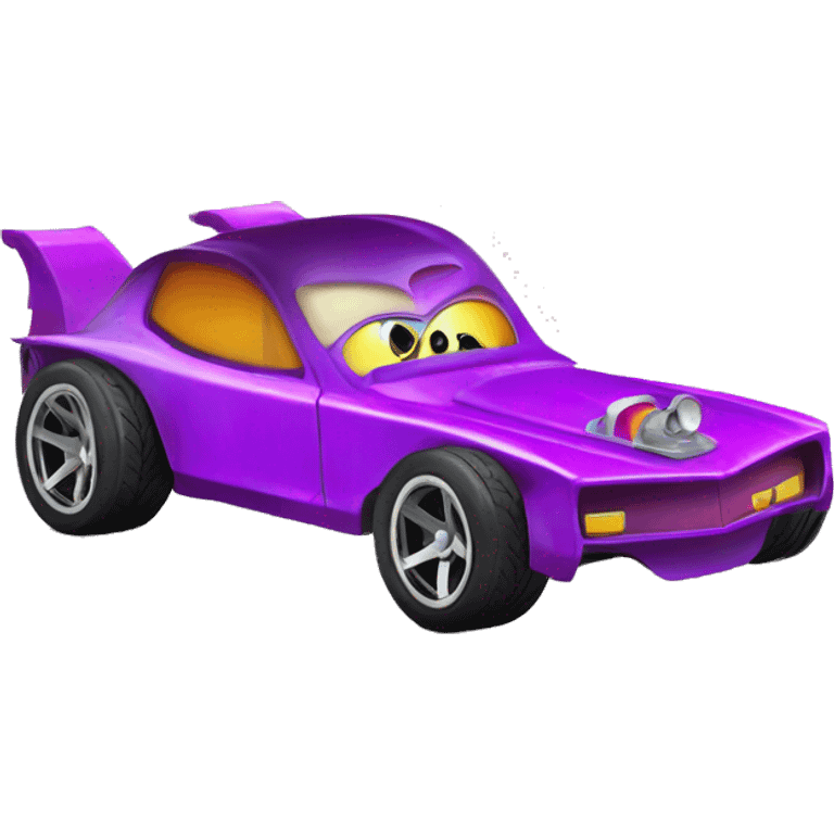 Hot wheels monster high Ghoul Mobile sports car emoji