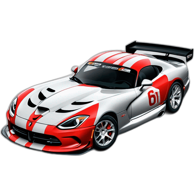 Dodge viper gt2 race car emoji