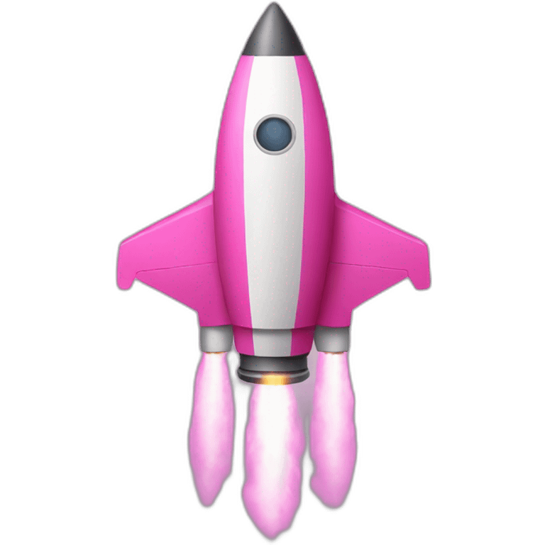 pink Rocket emoji