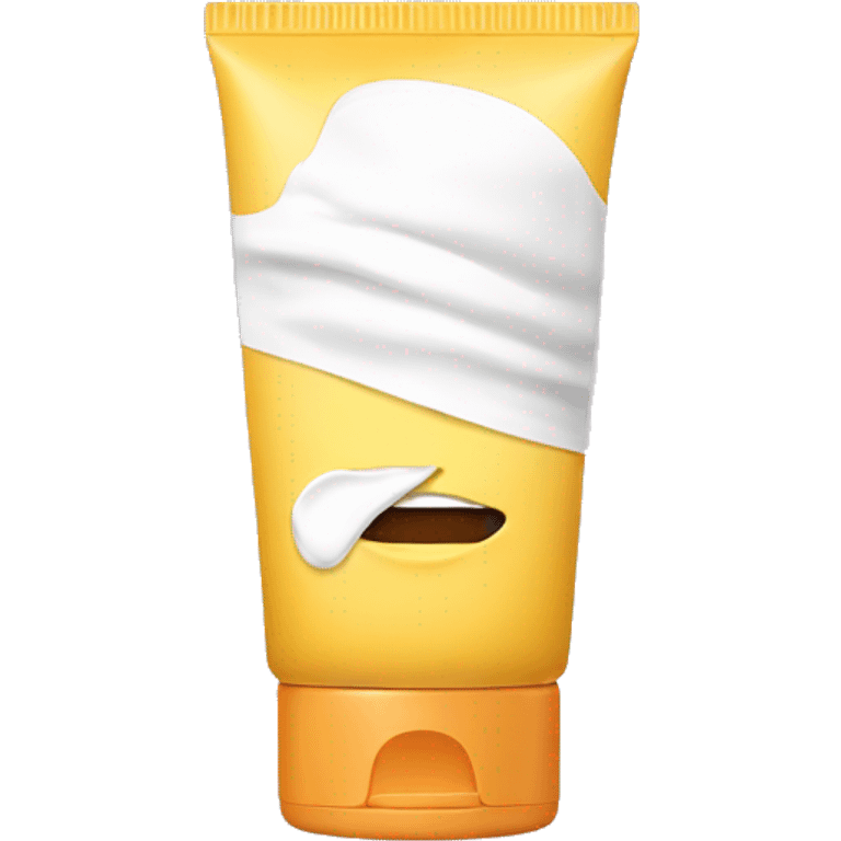 facial sunscreen e emoji