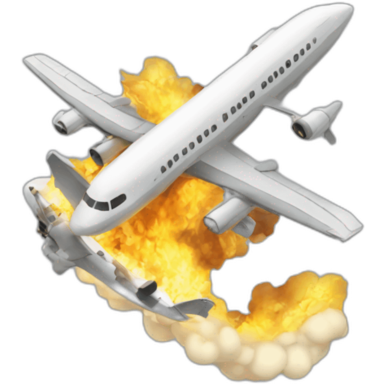 Plane crash emoji