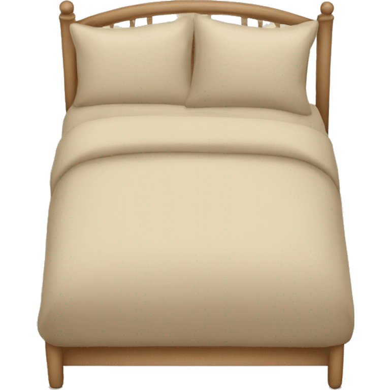 Beige bed emoji