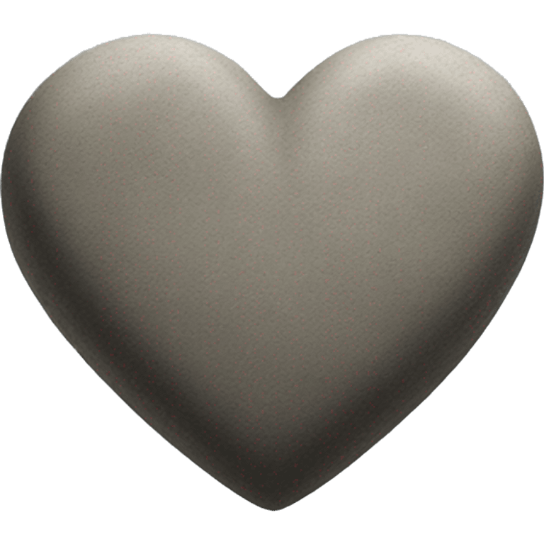 Stone heart  emoji