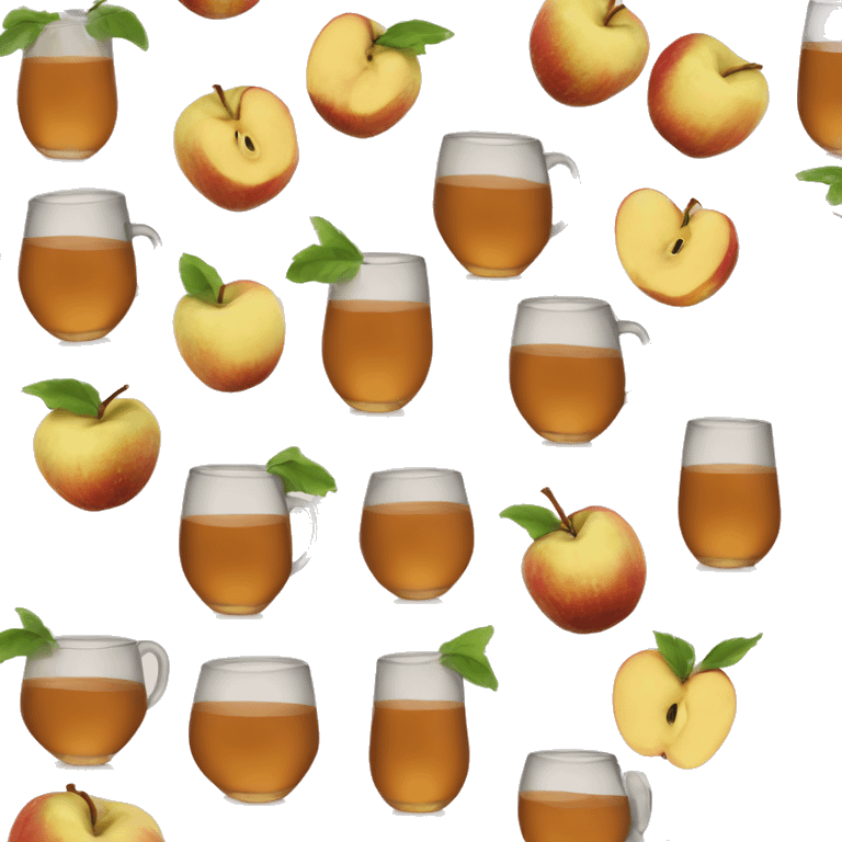 bourbon spiked apple cider mimosa emoji