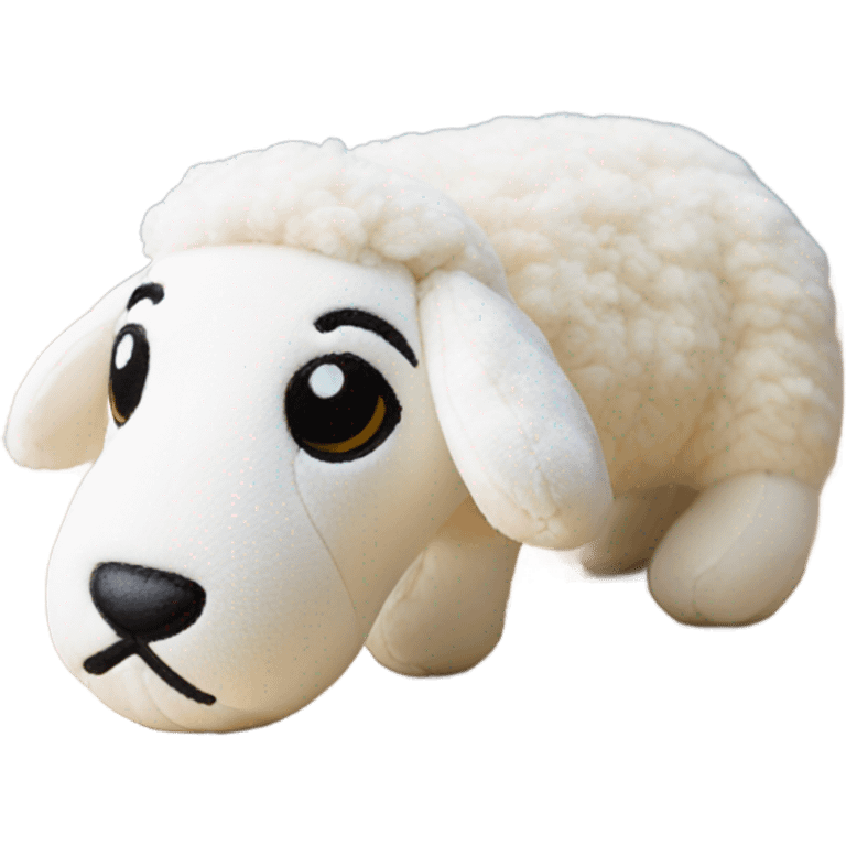 lamb dog toy emoji