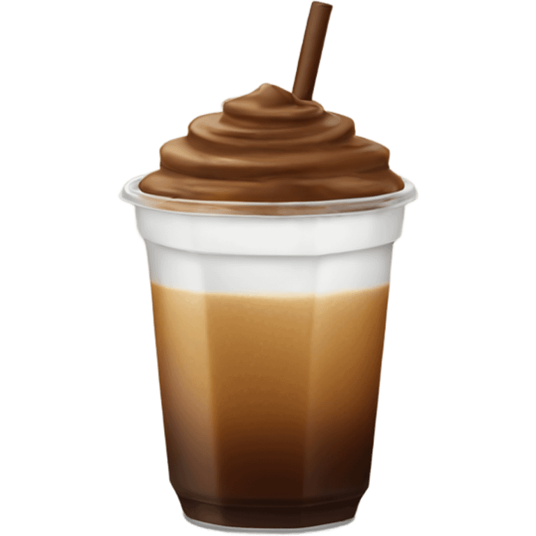 Ice coffee emoji