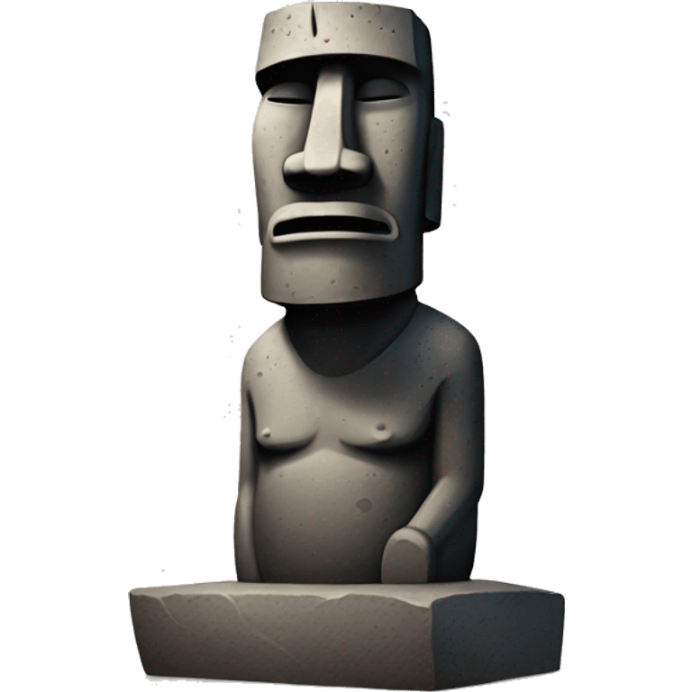 MOAI STATUE emoji