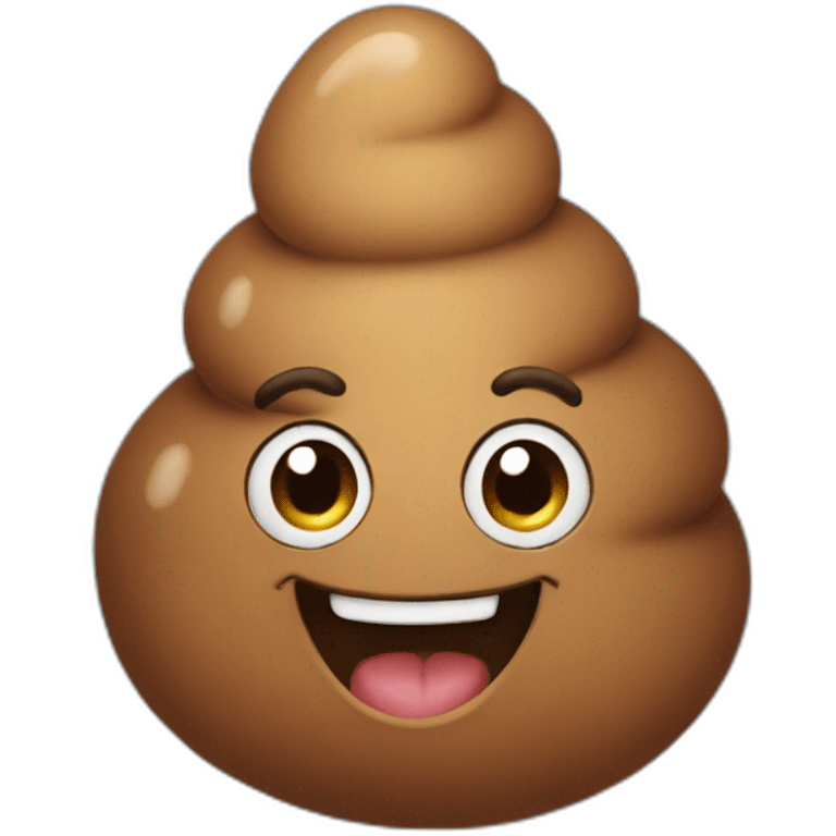 Happy poop emoji