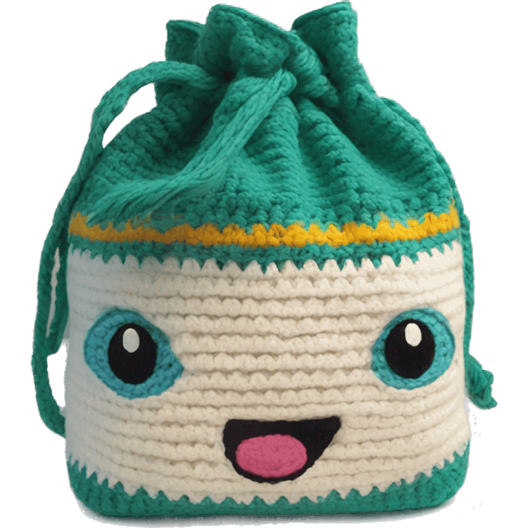 Crochet bag emoji